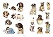 Old-Time Dogs and Puppies Stickers: 29 Pressure-Sensitive Designs (Dover Little Activity Books: Pets)