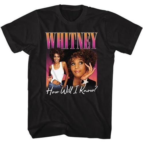 Whitney Elizabeth Houston Singer Actress Recording Artist UNISEX ADULT T-Shirt 7 BlackXXX-Large