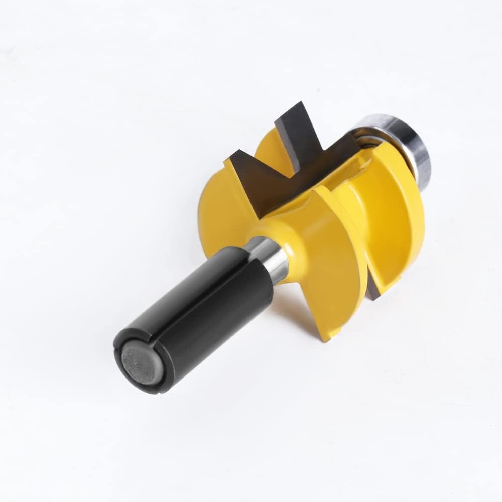 2Pack 1/2" to 1/4" Router Collet Reduction Sleeve Tool Bit 12.7-6.35mm (Carbon Steel Black)