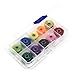 SAMSFX Ice Chenille Fly Tying Materials Flash Cactus Chenille Line Specific Colors for Fly Flies (10 Colors Chenille with Box)