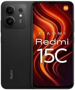 Smartphone Xiaomi Redmi 15C Midnight Black (Preto) 8GB RAM 256GB ROM