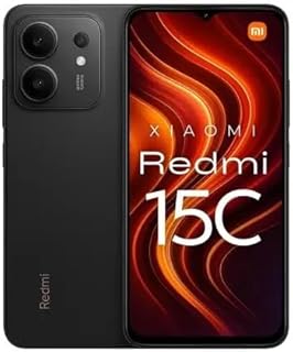 Smartphone Xiaomi Redmi 15C Midnight Black (Preto) 8GB RAM 256GB ROM
