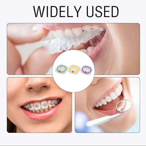 3 Bände Zahn Schleifstreifen Polierstreifen Zahnzwischenräume, Farbiges Dental Polierband Auf Rolle, Grob Mittel Fein Körnung, Einfach Anzuwenden Effektive Interdental Reinigung und Glättung, 4mm x 6m