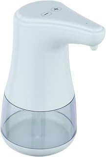 WENKO Sensor Desinfektionsmittelspender Diala, berührungsloser Desinfektionsspender, hygienisch Hände Desinfizieren, tropfdicht, nachfüllbar, batteriebetrieben, Füllmenge 360 ml, 9,5 x 19,5 x 13,5 cm