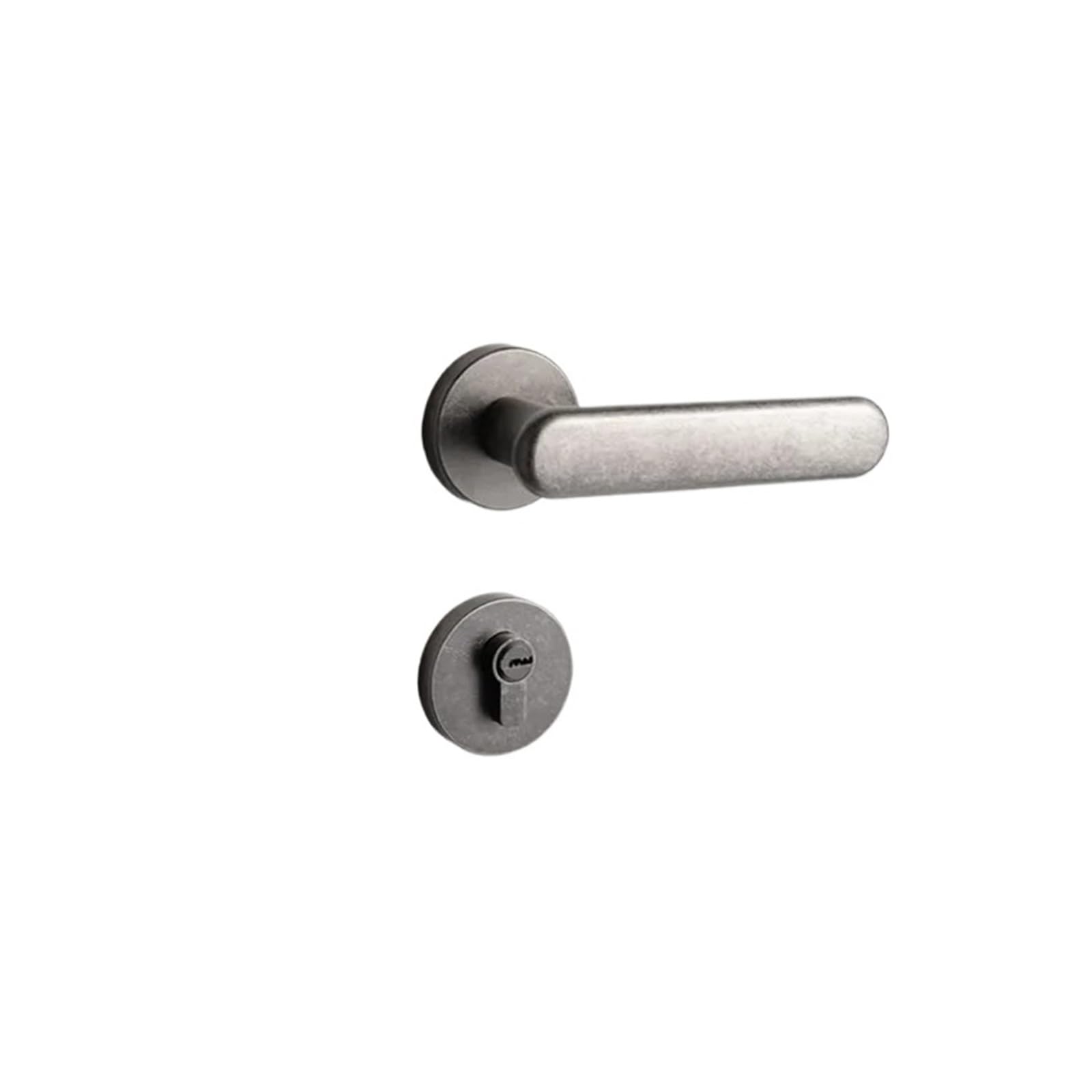 BSAXITHZB Indoor Handle Bedroom Door Lock Home Safety Silent Wooden(Anti-Silver-Silent)