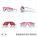 OAKLEY Radar EV Path OO9208 920847 38M Polished White/Prizm Sapphire Snow Sunglasses For Men+BUNDLE Accessory Leash Kit