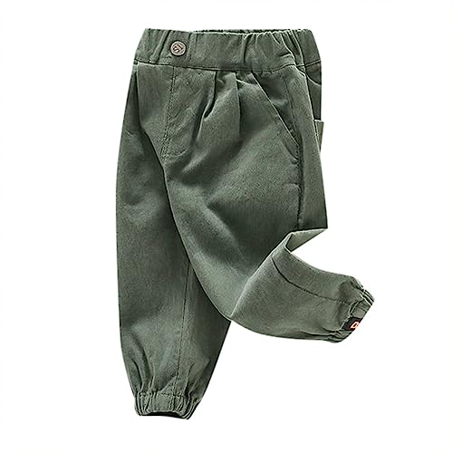 JokeLomple Kinder Jungen Leichte Jogginghose - Baggy Regular Jeans Stretch Cargo Hose Trainingshose Winterhose Freizeit Streetwear Kordelzug, Lockere Passform Winter Bequem Softshell Hosen