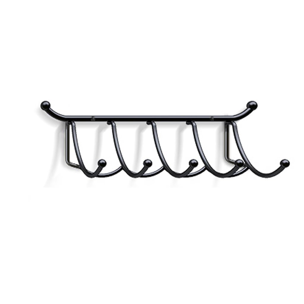 AHGFTYRDT Coat Rack Freestanding Modern Minimalist Porch Row Hook Entry Door Coat Hook Wrought Iron Key Hook Living Room Wall-mounted Coat Hook Hall Tree