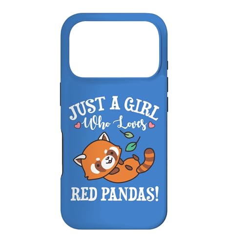 Cute Womens Kids Kawaii Girl Who Loves Red Panda Lover �X�}�z�P�[�X iPhone 17 Pro �p