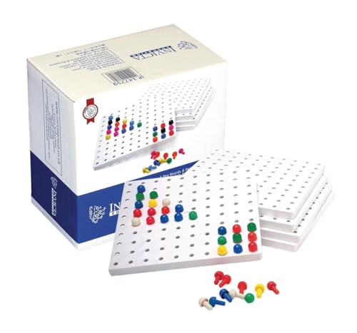 Invicta Educational 147759 Peg Boards and Pegs Set, 1005 Pieces