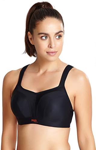 Panache Women's High Impact Underwired Sports Bra, Black, 30FF