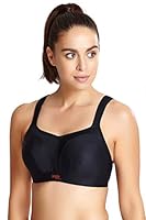 Panache Women's Underwire Sports Bra, Black, 34G