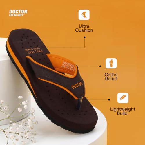 Image of DOCTOR EXTRA SOFT Care Diabetic Orthopedic Pregnancy Flat Super Comfort Dr Flipflops and House Slippers For Women's and Girl's