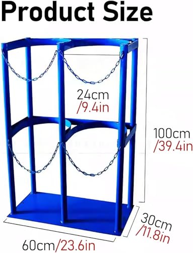 Bouteilles d'oxygène instables ? Choisissez ce rack de sécurité antichute - 3