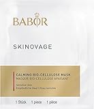 protege, cuida, rejuvenece Babor SKINOVAGE Calming Bio-Cellulose Mask Mascarilla facial calmante e hidratante para pieles sensibles, con ácido hialurónico, fácil de aplicar, cantidad: 5 unidades
