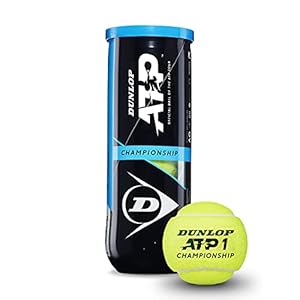 Dunlop Unisex 601332 Tennisbal ATP Championship-3 Ball Pet, Geel, One Size