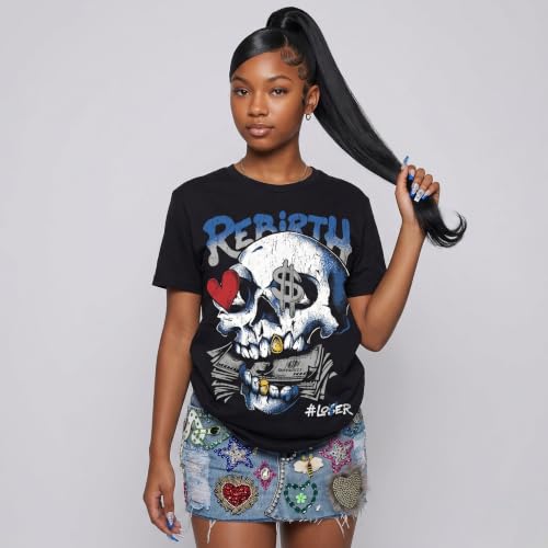 Image of DopeSkill Halloween Graphic Tee Streetwear Hip Hop Hypebeast Unisex T-Shirt Sneaker Colour Matching Shirts Spooky Graphic