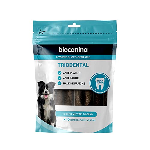 Biocanina Triodental Chiens Moyens 15 Lamelles Végétales Cover