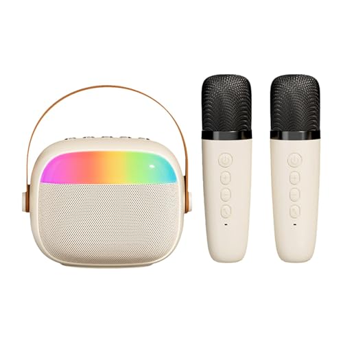 Machine de karaoké portable polyvalente à double microphone