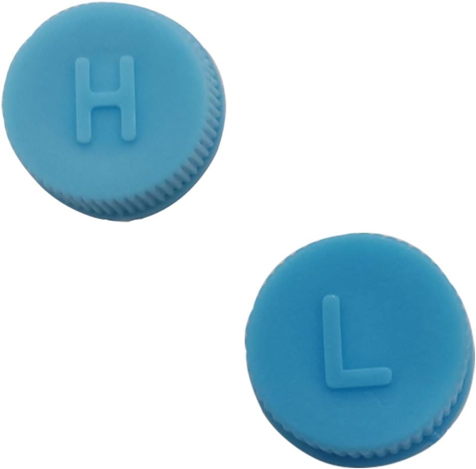 LAINLOY 2PCS Car A/C Valve Core Cap, Air Conditioning Refrigerant Port Cap | AC System Charging Port Caps, Low Side and High Side Auto Air Conditioning Repair Parts
