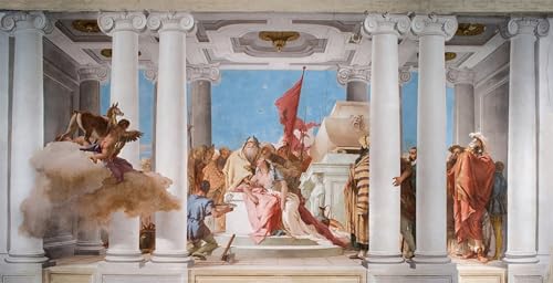 Arte pared Il Sacrificio di Ifigenia de Battista, cuadro decorativo de alta calidad, 60x90cm