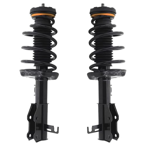 Image of Detroit Axle - FWD 2.4L Struts Kit for 2012 2013 2014 2015 2016 Buick LaCrosse, 2 Front Struts with Coil Spring Assembly 2 Rear Shock Absorbers 4 Front and Rear Sway Bars Replacement Suspension