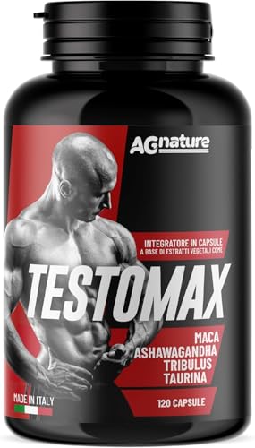 AG nature Testosterone Uomo Aumento Massa Muscolare x Palestra 120