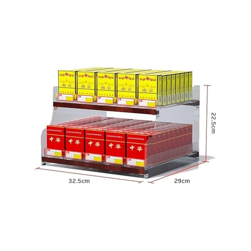 Vitrine trapézoïdale murale en acrylique pour objets de collection - 5