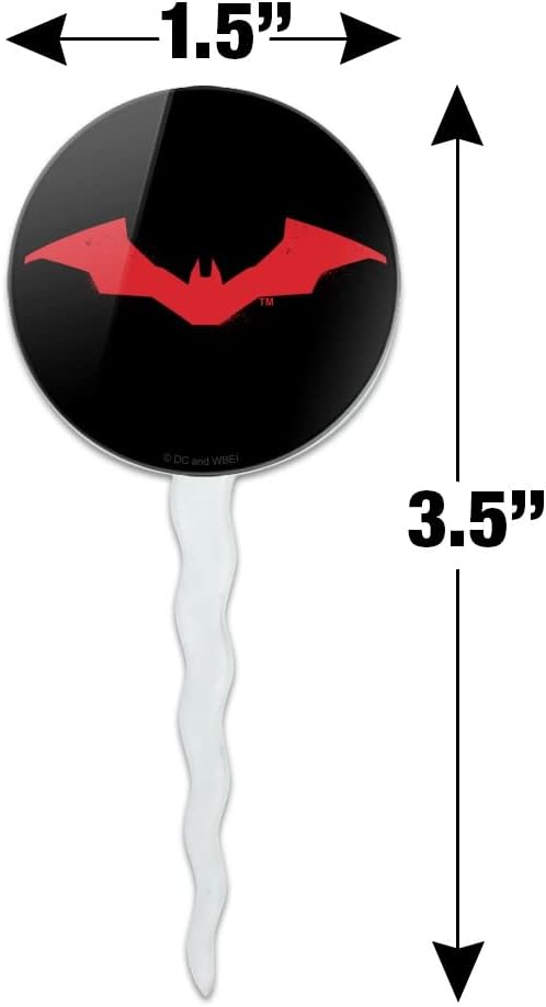 To The Batman Cupcake Picks Toppers Decoration Set of 6