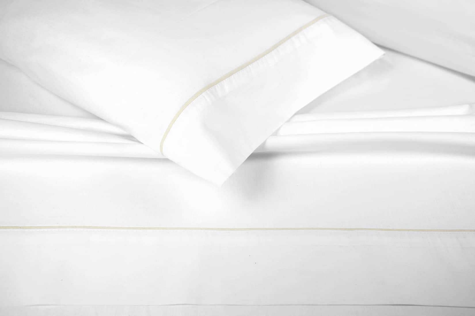 Burrito Blanco Juego de Sábanas 241 | Sábanas 180 | Ropa de Cama | Cama Matrimonio | Sábanas Algodón y Poliéster | Color Blanco