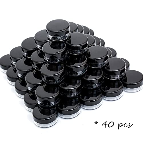 10 Gram Cosmetic Containers 40Pcs Sample Jars With Lids Plastic Makeup Sample Containers, Bpa Free Small Plastic Containers #TOP7