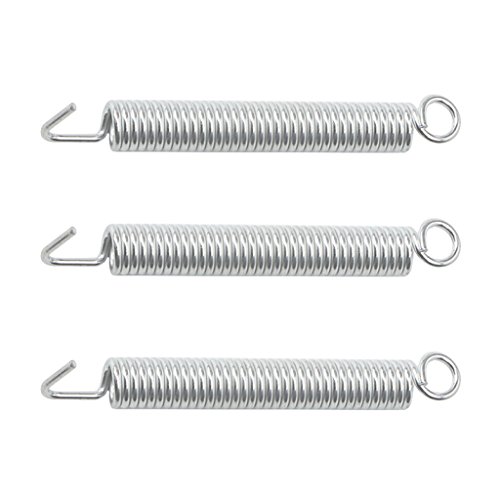 JOYKK 3Pieces Electric Guitar Tremolo Bridge Springs For Bridge Guitars parts - Chrome