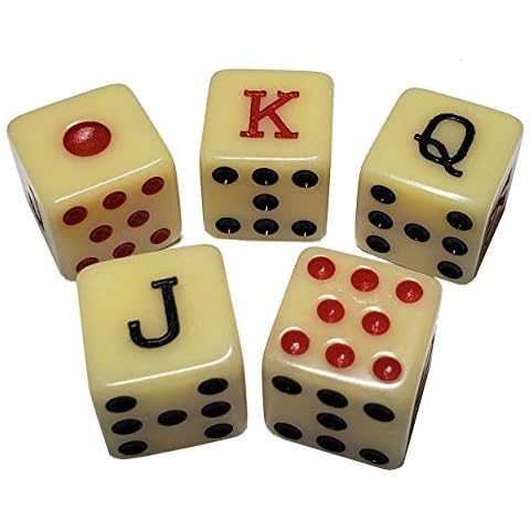 Cyber-Deals Spanish Poker Dice (Bone) Cover