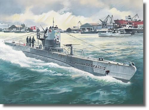 Plastica ICM Models U-Boat Type IIB 1943 Building Kit