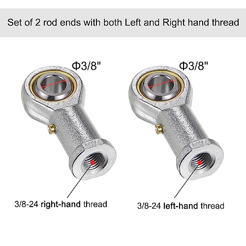 Uxcell A23042300UX0459 Phsb6 3/8 Inch Female Rod End Bearing Set thumb #2