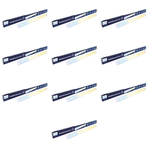 Image of Philips StarBright Wide Nxt 50W Linear LED Batten | 3-in-1 Color Changing TubeLight| 5000 Lumens | 4 Feet (1200mm) Tube Light | 2X Wider Spread & Brighter Light | 4kV Surge Protection | Pack of 10