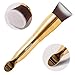 Foundation Brush Flat Top Kabuki Makeup Brush for Liquid Cream Powder Mineral Wet Cosmetics, Blending Stippling Concealer Blurring Buffing Brush, Face Base Brush