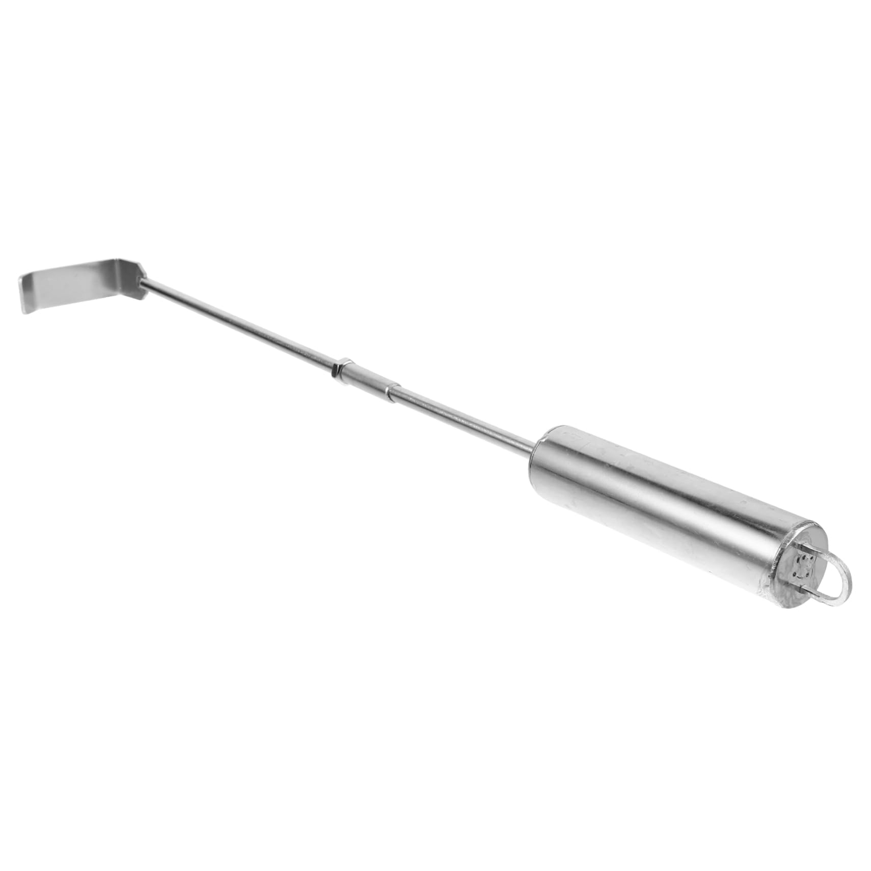 PRETYZOOM Stainless Steel Grill Ash Rake for Outdoor Grill Cleaner Ash Cleaner for Charcoal Grill Fireplace Scraper BBQ Ash Tool