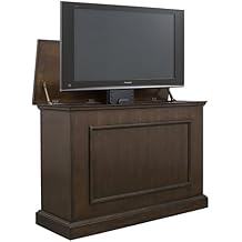 Touchstone Mini Elevate TV Lift Cabinet Model 75008 Fits Up to 40.75-Inch Wide TVs Espresso Finish SRV 2800 Pro Lift Wired & RF Remote Alexa Compatible