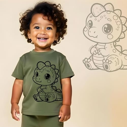 Image of minicult kids Kids Cotton Shorts and Matching Tshirt Coord clothing set with Cute Prints Clothing Set (200gsm Cotton Fabric)(pack of 2)