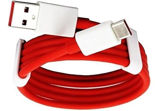 Image of THE BATTERY STORE Original 80W USB Type C Data Sync Fast Charging Charger Cable Compatible with One Plus 12 5G,11,11r,10r,10t,10,10 pro,9 Pro,8,8T,7t,7t Pro, Nord,2,2t,Ce 2 Lite,Ce 3 lite, (fast55)
