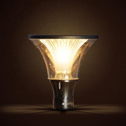 Image of INVENTAA Prisma 12W LED 3-in-1 Color (Warm, Neutral, Cool) Light for Home Gate | Rustproof Gate Lamps for Outdoor Compound, Garden, Patio Piller Lights Gate Lights for Outdoor Waterproof