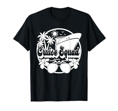 Cruise Squad Cruise Vacation Hombres Mujeres Niños Viaje familiar Camiseta