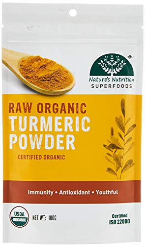 Natures Nutrition Raw Organic Turmeric Powder 100g