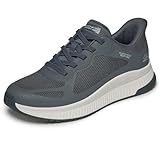 Skechers BOBS Squad 4 Herren Sneaker, Kohlestrick, Größe 43