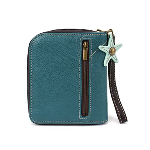 Chala Handbags Sand Dollar Zip-Around Wristlet Wallet #TOP2