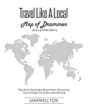 drammenstidene  Travel Like a Local - Map of Drammen (Black and White Edition): The Most Essential Drammen (Norway) Travel Map for Every Adventure