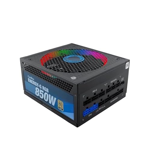 CoolBox Energy-G - Fuente de alimentación PC 850W Gaming, 80 Plus Gold, Full Modular, iluminación ARGB, ATX 12V, Compatible con Nvidia RTX Serie 30. Color Negro | Ya disponible en tu tienda friki favorita! En mundofriki.es!