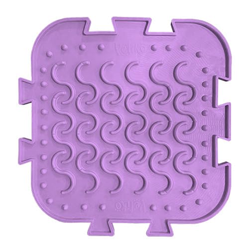 Comedouro Lambedor Interativo Labirinto Lento e Educativo Com Diferentes Texturas - Enriquecimento A