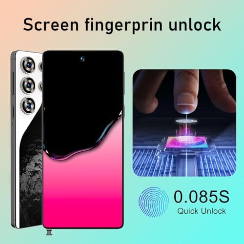 luckeu C26 Ultra Unlocked Phone 8GB+256GB Android 15 8000mAh Battery Black — view 6